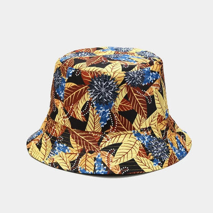 Unisex Panama Bucket Hats Ethnic Style Pattern Fisherman Cap For Men And Women