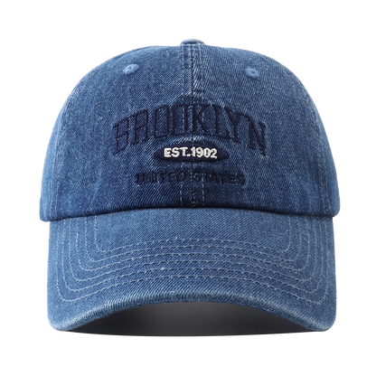 Fashion Brooklyn Embroidery Denim Snapback Baseball Caps