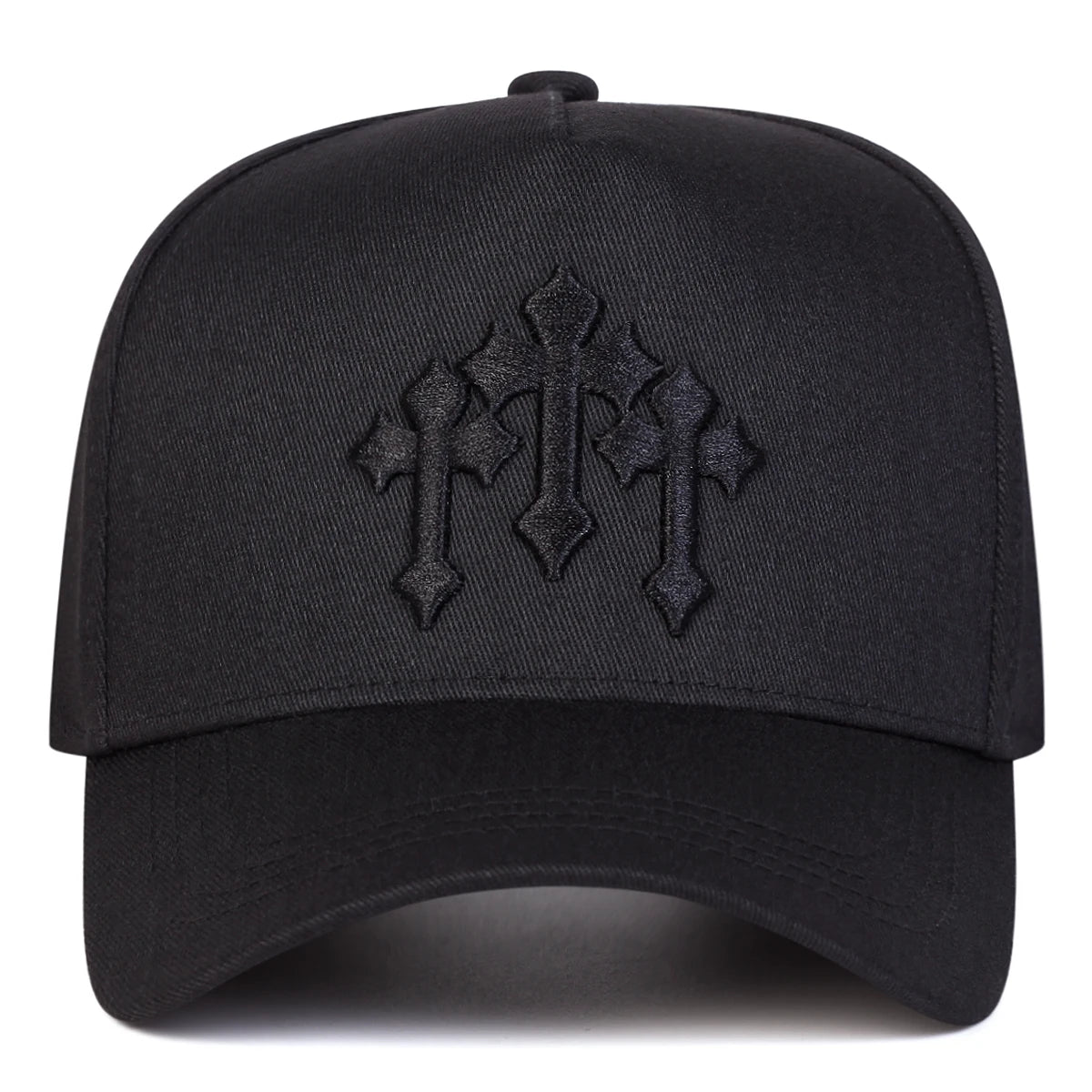 Unisex Cross Embroidery Baseball Caps Spring And Autumn