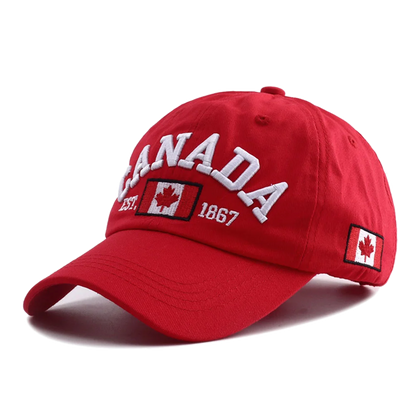 Canada Flag Embroidery Baseball Cap