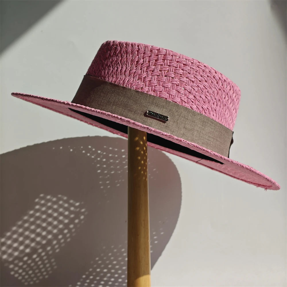 2026 Beach Sun Straw Hats For Women UV Sun Protection