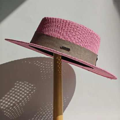 2026 Beach Sun Straw Hats For Women UV Sun Protection
