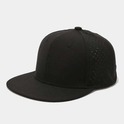 Full Closed Flat Brim Snapback Cap Unisex Hip Hop Men Women