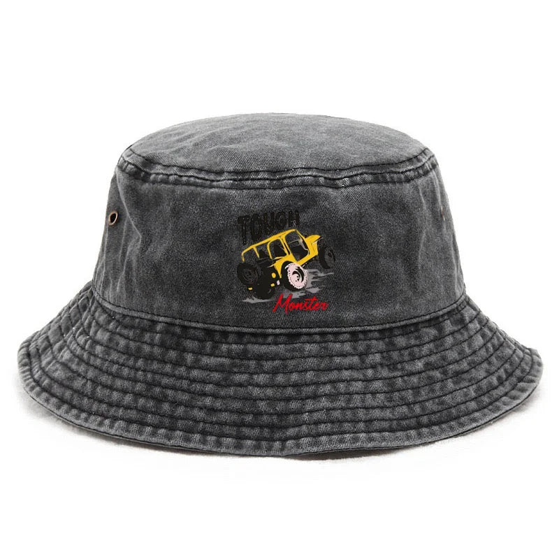 Customize Adventure Cotton Washed Bucket Hat Vintage Fishing Hat for Men