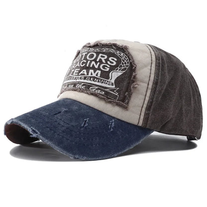 Letter Print Fishing Baseball Cap Man Snapback Hat Hip Hop Vintage 5 Panel Sports Caps for Men Women