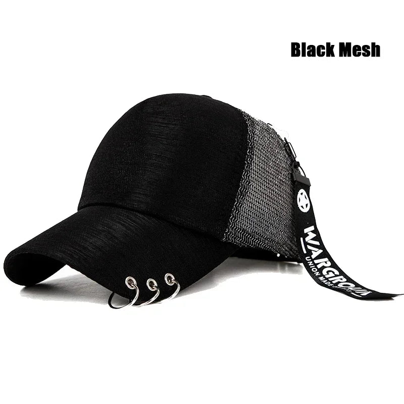 Classic Brim Design Metal Personalized Baseball Cap