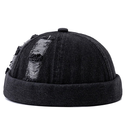 Hot Sale Broken Hole Landlord Hats Men's