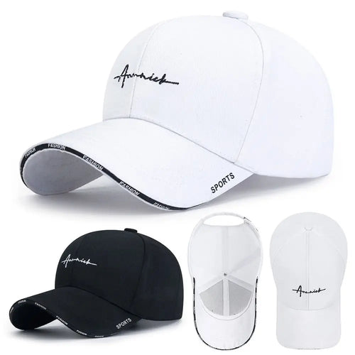 Breathable Sun Hats Cotton Solid Color Baseball Cap