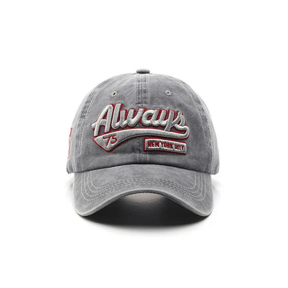 Washed Retro Baseball Cap Summer High-Quality Sun Hat