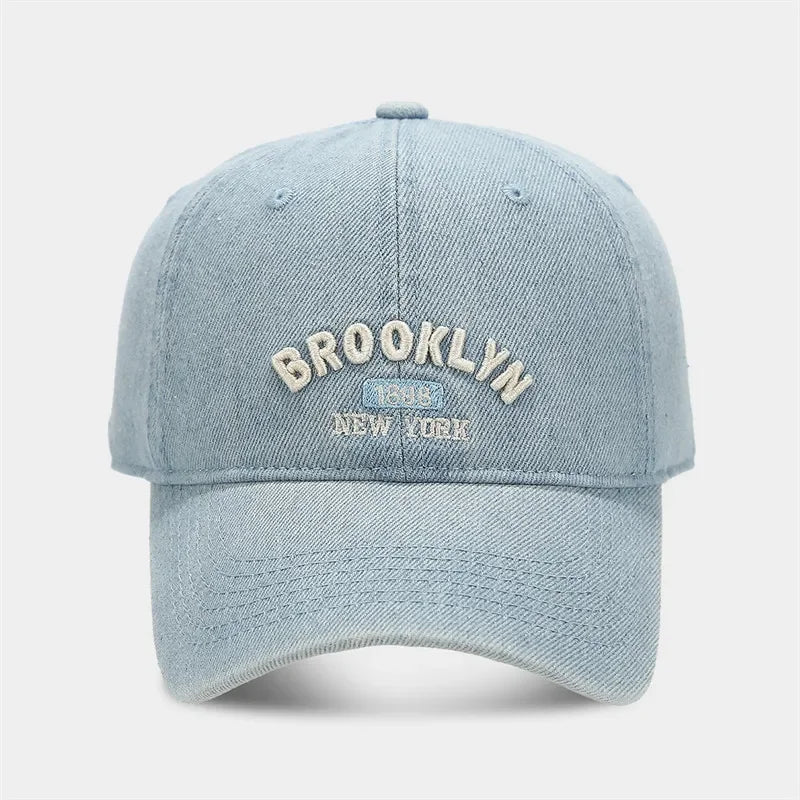 Four Seasons Denim Letter Casquette Baseball Cap