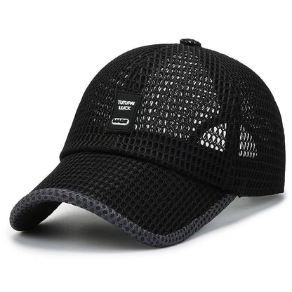 Men's Mesh Baseball Cap Breathable Summer Caps Dad Hat