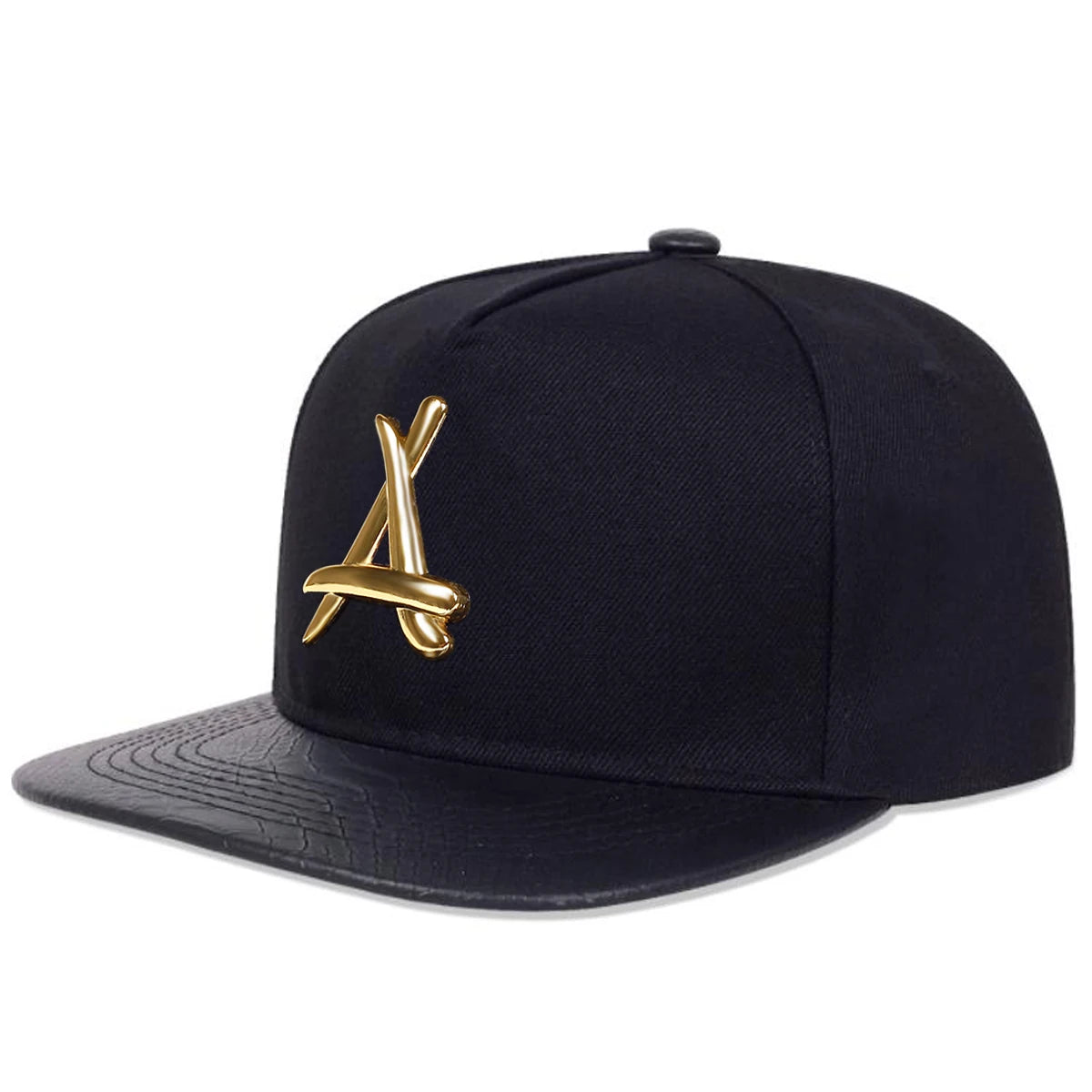 Unisex Personality A Letter Label Hip Hop Hats Spring Autumn Outdoor Adjustable Casual Baseball Caps