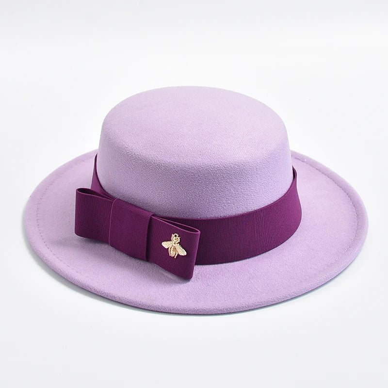 Fedora Hat For Women Fashion Formal Wedding Decorate Church Cap
