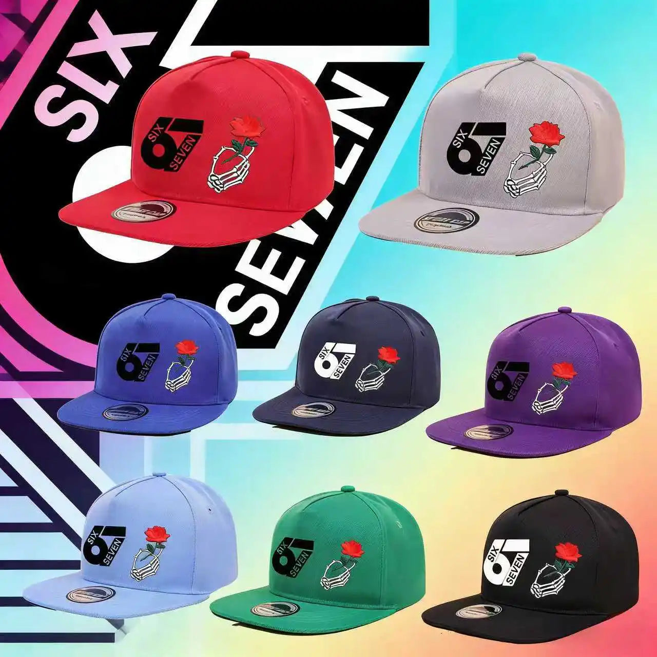 1PC 67 Standard Flat Edge Hat