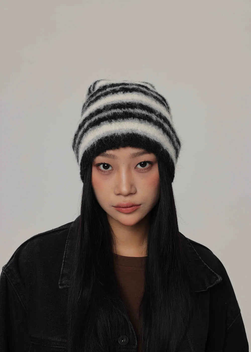 Striped Knitted Beanies Hats For Women & Men