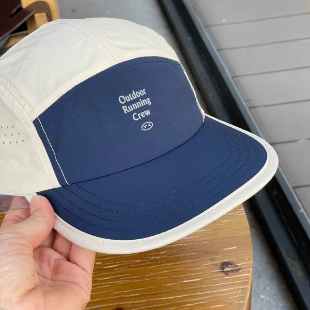 Embroidered Letter Quick Dry Mesh Breathable Sports Cap