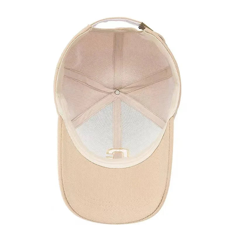Simple Letter C Embroidered Baseball Cap For Men Women