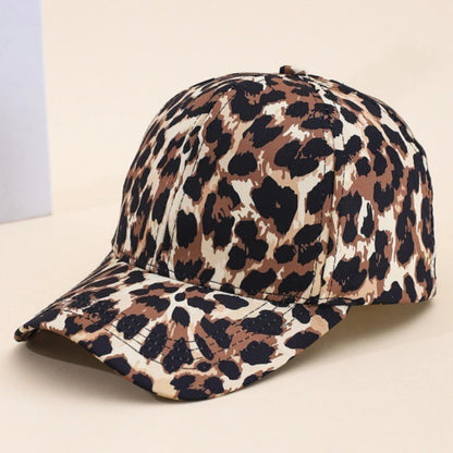 Baseball Caps Leopard Print Adjustable Outdoor Snapback Hat