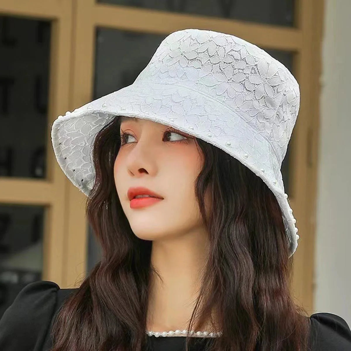 New Fashion Lace Women Fisherman Hat Casual Outdoor