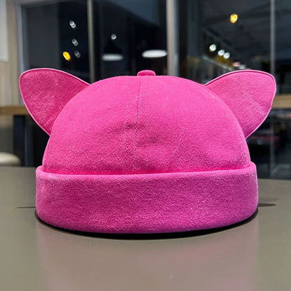 2026 New Spring Summer Cotton Solid Color Docker Cap