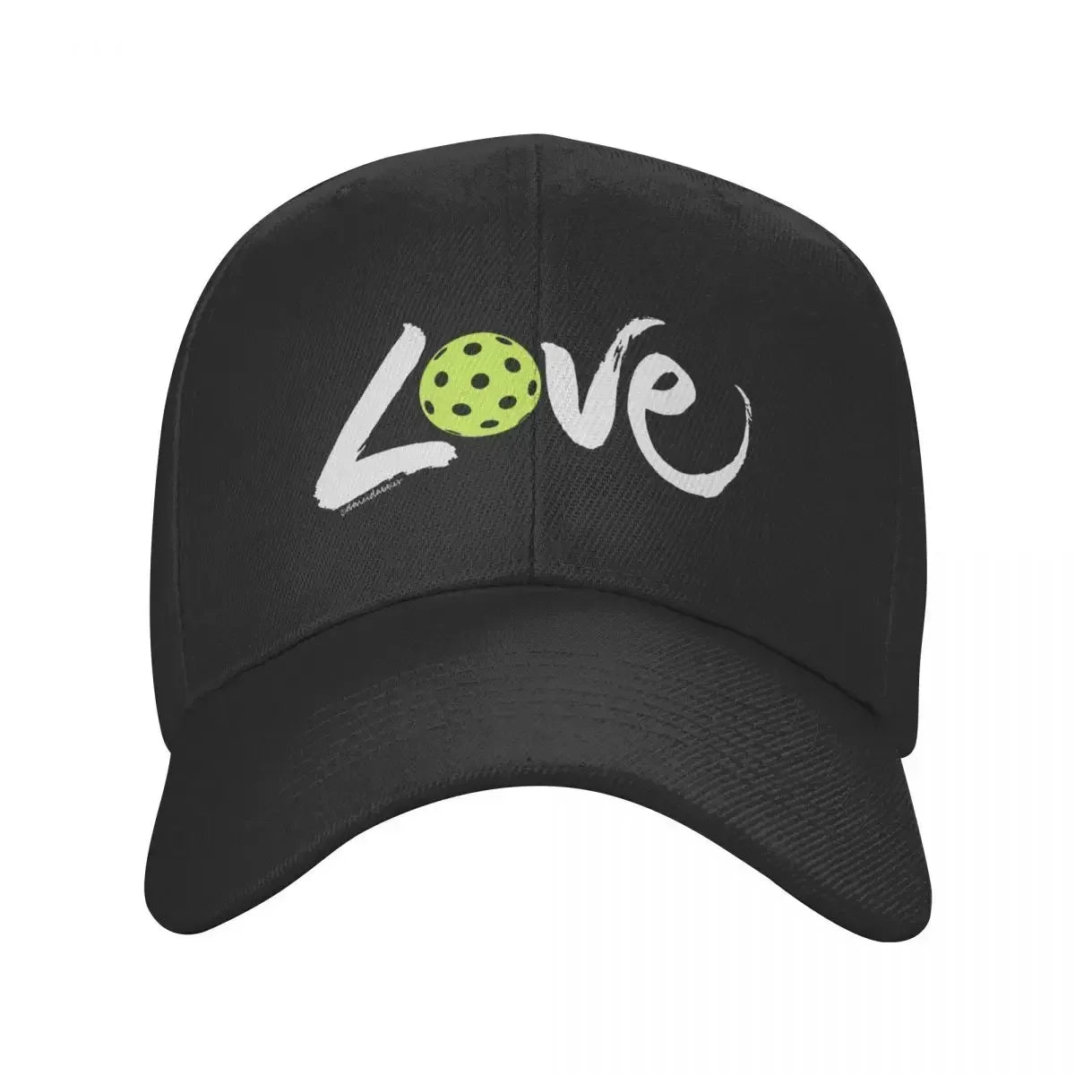 Pickleball Love (white lettering) Baseball Cap