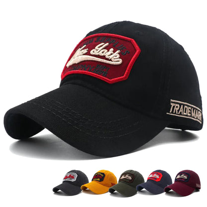 New York Letter Embroidery Baseball Cap Sun Visor Snapback Hip Hop Unisex Washed Cotton Dad Hats