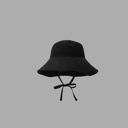 Fashion Solid Color Sunscreen Bucket Hat