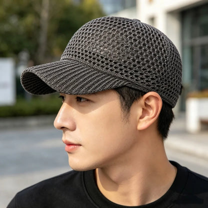 Summer Hollow-Out Breathable Mesh Baseball Cap