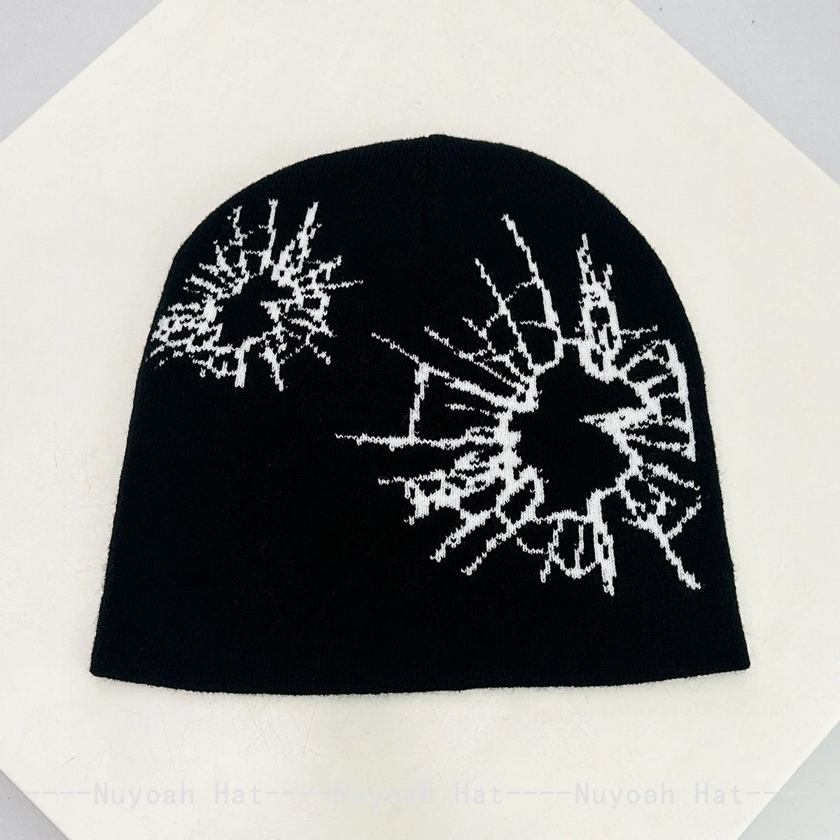 New Men Women Color Block Cullet Jacquard Knitted Hats