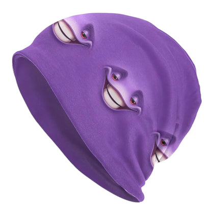 Funny Expression Bonnet Hat Knitted Hats Men Women