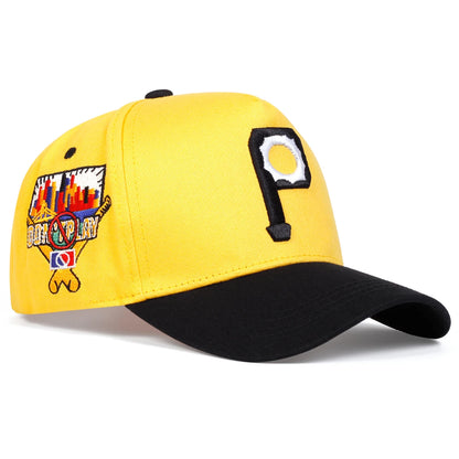 Unisex Personalized P Letter Embroidery Baseball Caps Spring Autumn