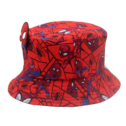 Cartoon Spider-Man Print Fisherman Hat