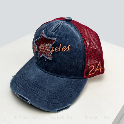 Street Star Embroidered Letters Baseball Hats