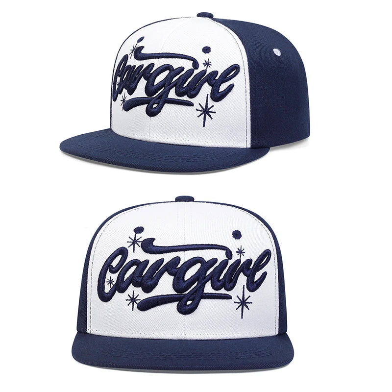 Flat brimmed Hat Graffiti Angel Embroidery Street Hip Hop Hat