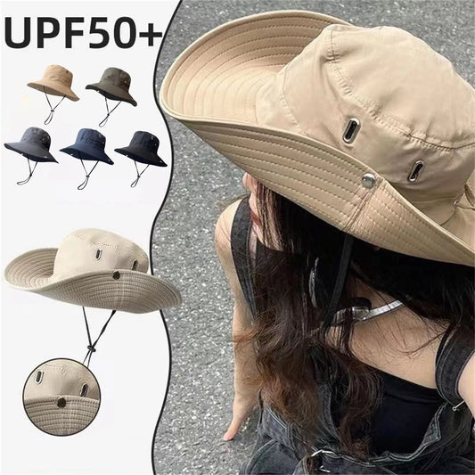 Solid Outdoor Hiking Jungle Mountaineering Hat