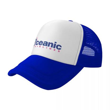 Lost - Oceanic Airlines Baseball Cap Golf  Big Size Hat Male