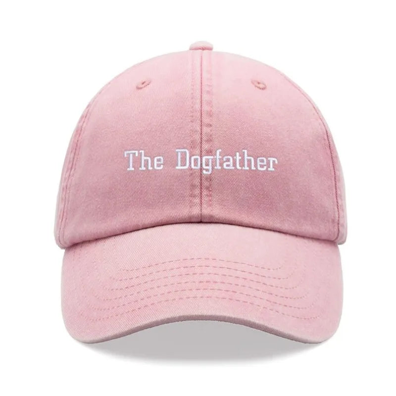 1pc Dogfather Baseball Caps Vintage Washed Unisex Dad gorras Low Profile
