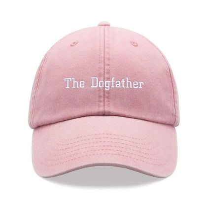 1pc Dogfather Baseball Caps Vintage Washed Unisex Dad gorras Low Profile