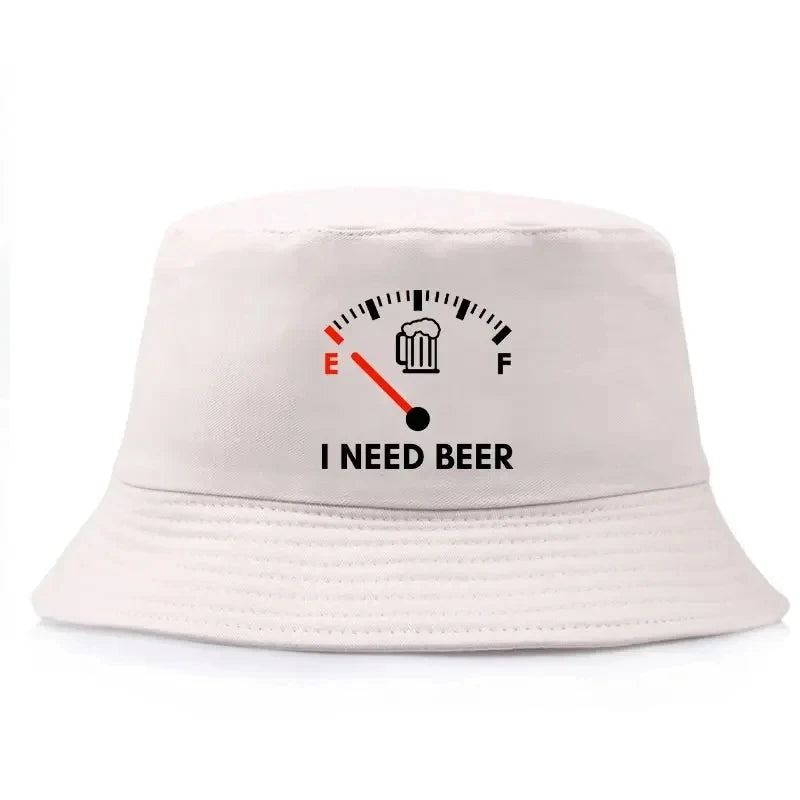 I Need Beer Reversible Bucket Hat Woman Man Outdoor