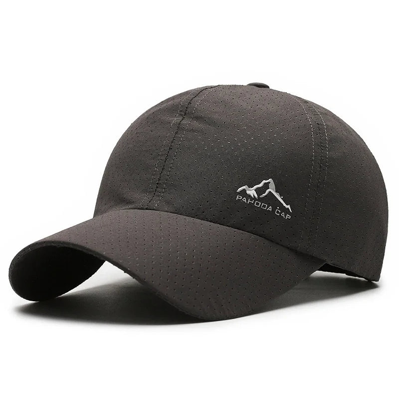Summer Breathable Mesh Quick Drying Men Women's Baseball Cap