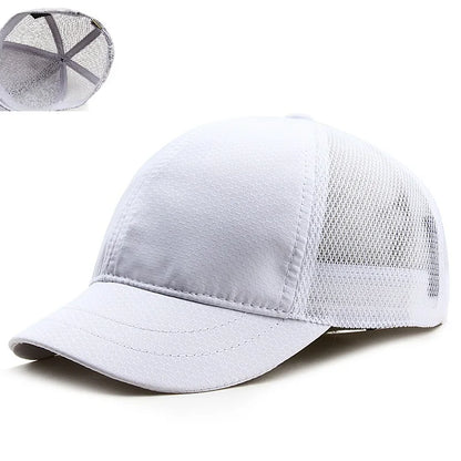 Men's Short Brim Baseball Cap Casual Solid Corduroy Soft Top Cap