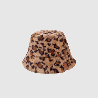 Lambswool Unisex Bucket Hats For Women Men Winter