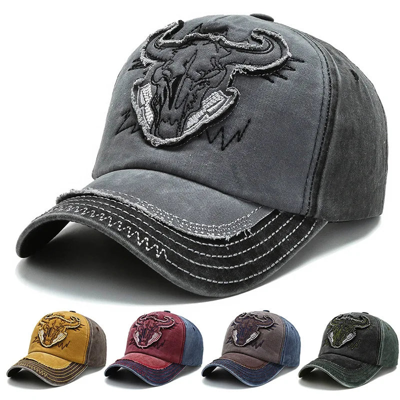 New Hip Hop Vintage Washed Denim Baseball Cap