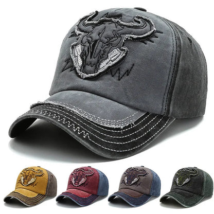 New Hip Hop Vintage Washed Denim Baseball Cap