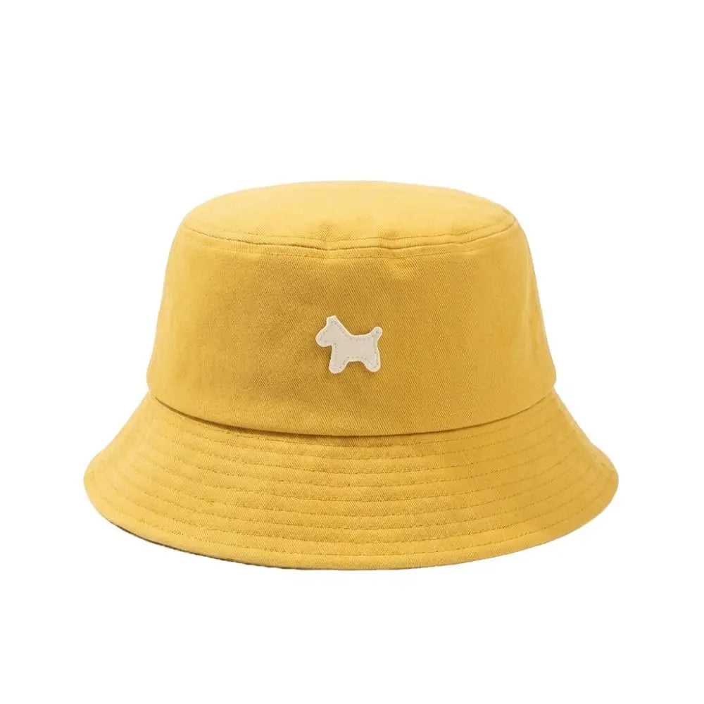 Cute Pony Fisherman Hat Sun Protection Large Brim Sunshade Hat