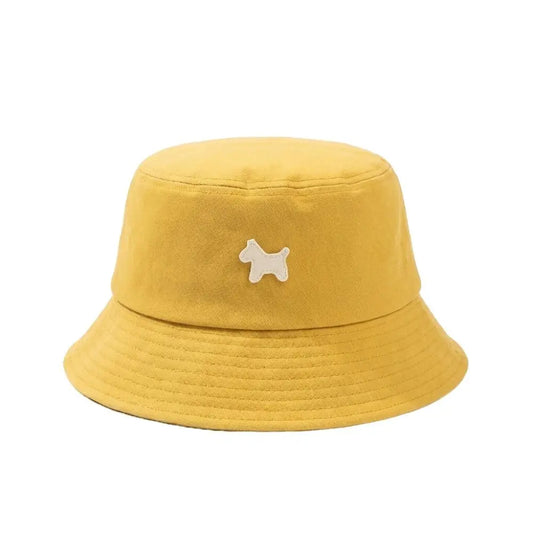 Cute Pony Fisherman Hat Sun Protection Large Brim Sunshade Hat