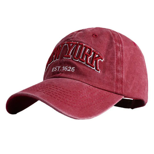 New Women's New York Embroidered Baseball Cap Male Female Snapback