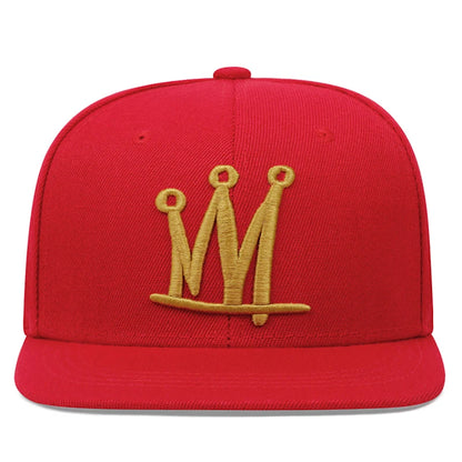 Fashion Men Women Hip Hop Baseball Cap Crown Embroidery Snapback Hat