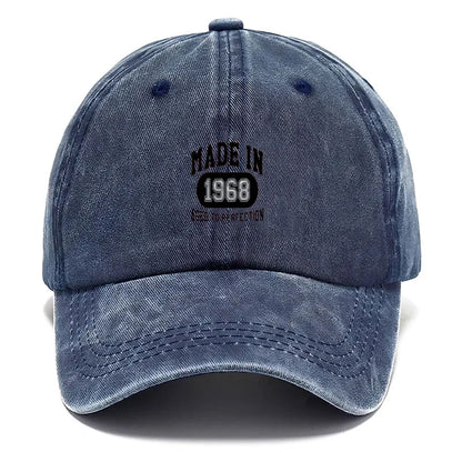 Customize 1968 Vintage Washed Cotton Baseball Cap
