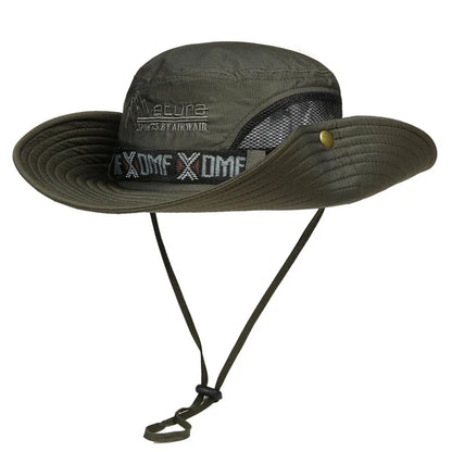 Outdoor Fishing Fisherman's Hat Men's Large Brim Sun Hat Summer